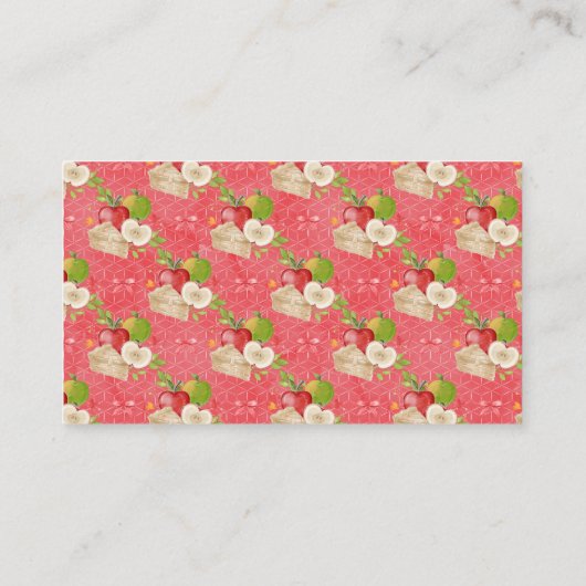 Apple van onze Eye Baby shower Enclosure Kaart (Achterkant)