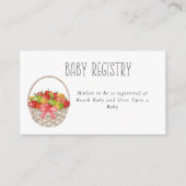 Apple van onze Eye Baby shower Enclosure Kaart (Voorkant)