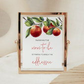 Apple van onze Eye Baby shower Envelope Station Poster