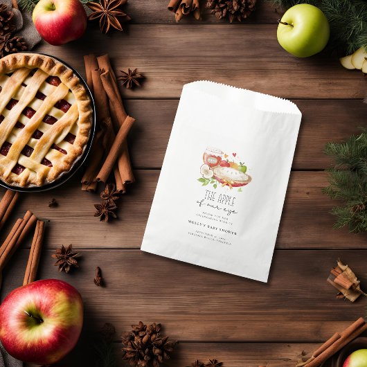 Apple van onze Eye Baby shower Favor Bag Bedankzakje