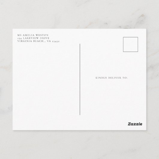 Apple van onze Eye Baby shower Invitation Briefkaart (Achterkant)