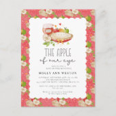 Apple van onze Eye Baby shower Invitation Briefkaart (Voorkant)