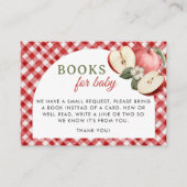 Apple van onze Eye Books voor Baby Kaart (Voorkant)