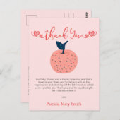 Apple van onze Eye Herfst Baby shower Dank u Briefkaart (Voorkant / Achterkant)