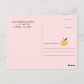 Apple van onze Eye Herfst Baby shower Dank u Briefkaart (Achterkant)