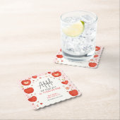 Apple van onze Eye Herfst thema Verjaardag Kartonnen Onderzetters (Insitu)