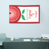 Apple van onze ogen, Apple Rainbow, Baby shower Spandoek (Beurs)