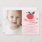 Apple van onze ogen eerste verjaardag kaart (Voorkant)