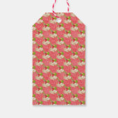 Apple van onze oog baby shower cadeaulabel (Achterkant)