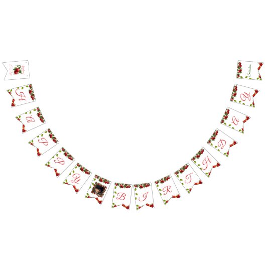 Apple van onze oogfoto Happy Birthday Banner (Alle)