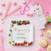 Apple van onze verjaardagsfeestje Borden Papieren Bordje (Feest)