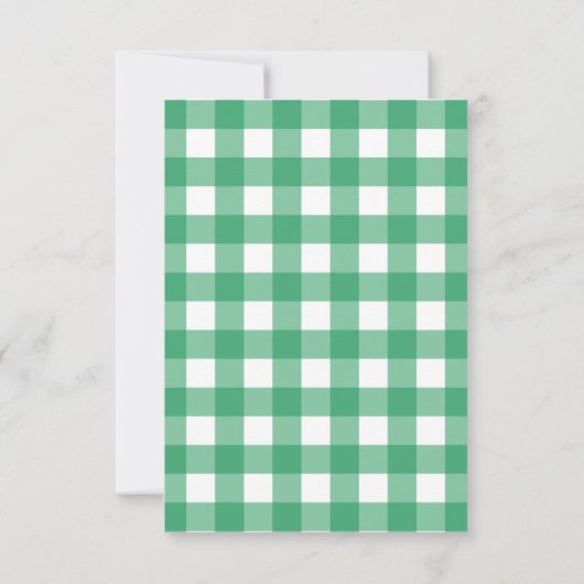 Apple van onze verjaardagskaart bedankkaart (Achterkant)