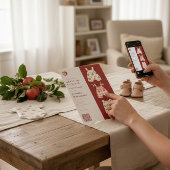 Apple van Our Eye moderne waterverf QR-code Kaart