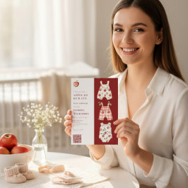 Apple van Our Eye moderne waterverf QR-code Kaart