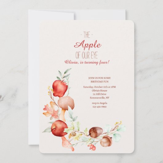 Apple Verjaardag Kaart (Voorkant)