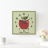 Apple Vierkante Klok (Huis)