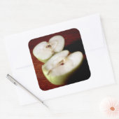 Apple Vierkante Sticker (Envelop)