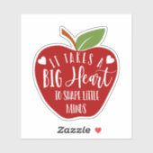 Apple voor docent sticker (Vel)