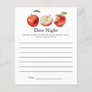 Apple Vrijgezellenfeest Datum Nacht Kaart
