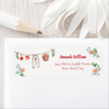Apple Wasknijlijn Baby Shower Retouradres