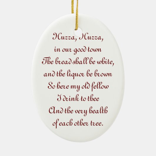 Apple Wassail Ornament (Achterkant)