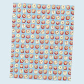 Apple Waterverf Fleece Deken