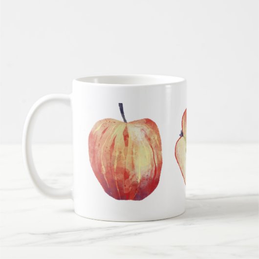 Apple Waterverf Koffiemok (Links)