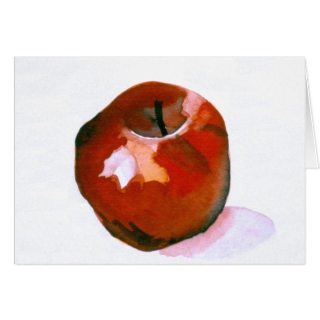 Apple Waterverf Painting (Voorkant Horizontaal)