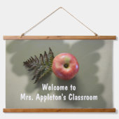 Apple Welkom leslokaal leraar Hangend Wandkleed (Voorkant)