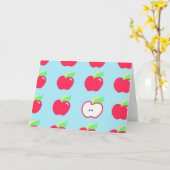 Apple Wenskaart Kaart (Gele Bloem)