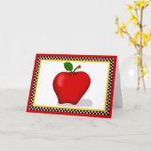 Apple-Wenskaarten Kaart (Gele Bloem)