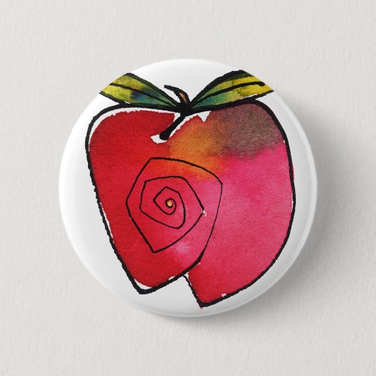 Apple Whimsy Button (Voorkant)