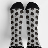 Apple White Pattern Socks Sokken (Top)