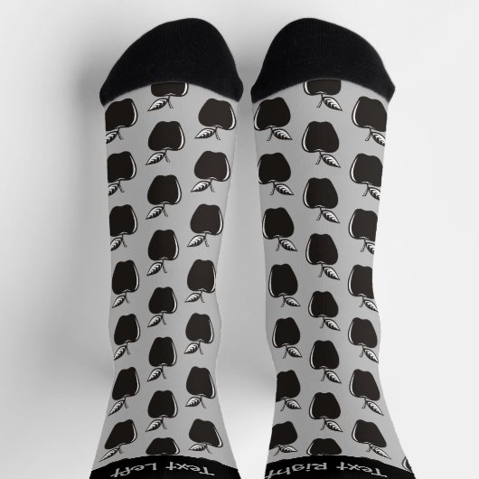 Apple White Pattern Socks Sokken (Top)