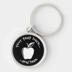 Apple White Sleutelhanger