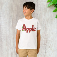 Apple Word Art met rode en groene appels