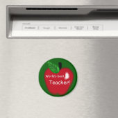 Apple "World's Best Teacher" Magneet (Insitu (Vaatwasser))