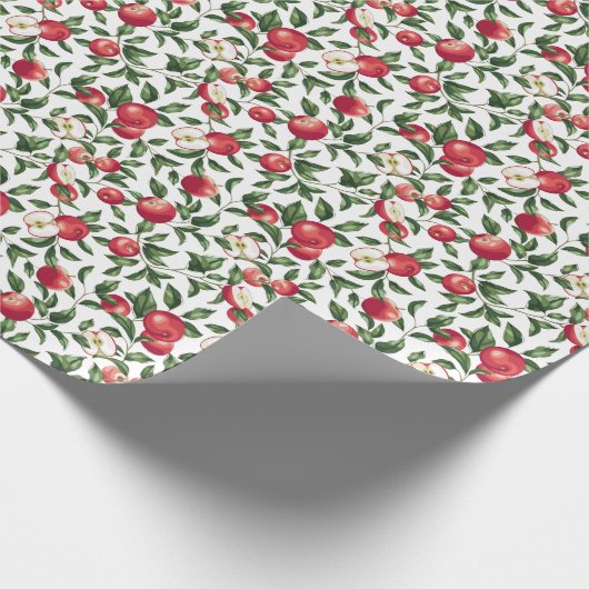 Apple Wrapping Paper Cadeaupapier (Hoek)
