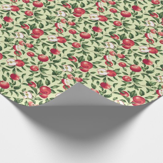 Apple Wrapping Paper Cadeaupapier (Hoek)