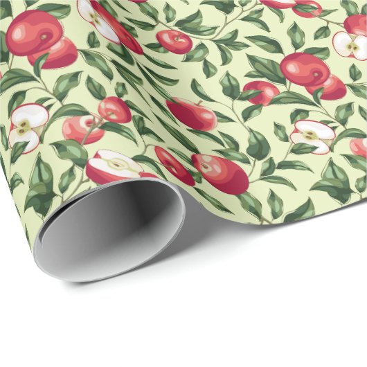 Apple Wrapping Paper Cadeaupapier (Rol Hoek)