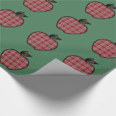 Apple Wrapping Paper van de leraar Cadeaupapier (Hoek)