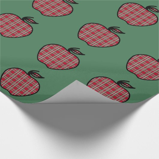Apple Wrapping Paper van de leraar Cadeaupapier (Hoek)