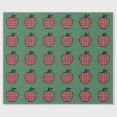 Apple Wrapping Paper van de leraar Cadeaupapier (Vlak)