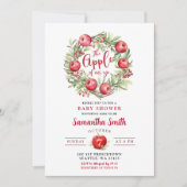 Apple Wreath-Baby shower Kaart (Voorkant)