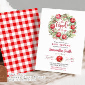 Apple Wreath-Baby shower Kaart