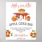 Apple-y Ever After! Bruiloft Apple Cider Bar  Poster (Voorkant)