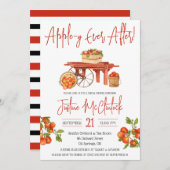 Apple-y Ever After! Vrijgezellenfeest met Apple-th Kaart (Voorkant / Achterkant)