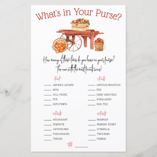 Apple-y Ever After! Wat zit er in je tas? wild (Voorkant)