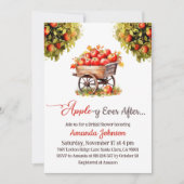 Apple-y ooit na Herfst markt Vrijgezellenfeest Kaart (Voorkant)