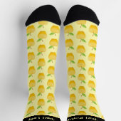 Apple Yellow Pattern Socks Sokken (Top)